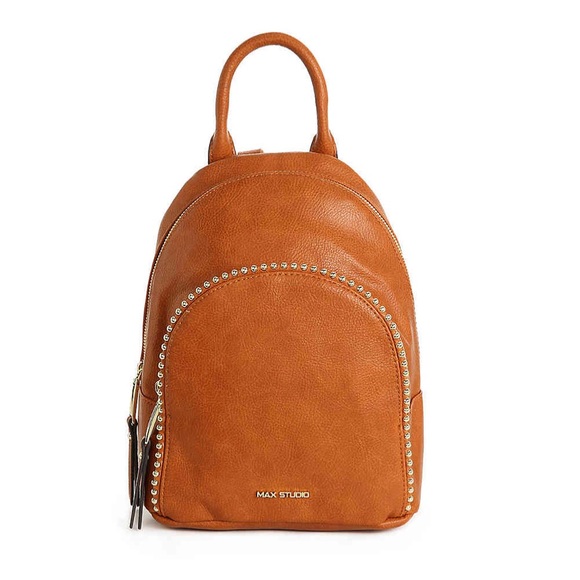 Max Studio Handbags - Max studio backpack coñac brown gold hardware